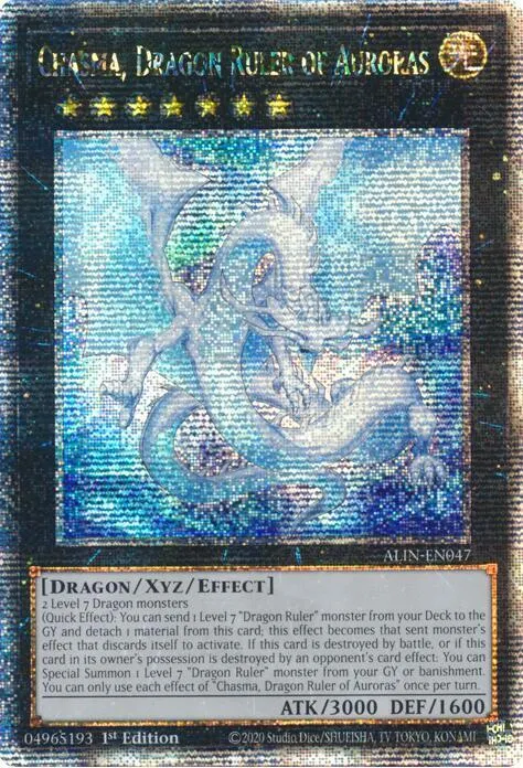 Chasma, Dragon Ruler of Auroras - Quarter Century Secret Rare