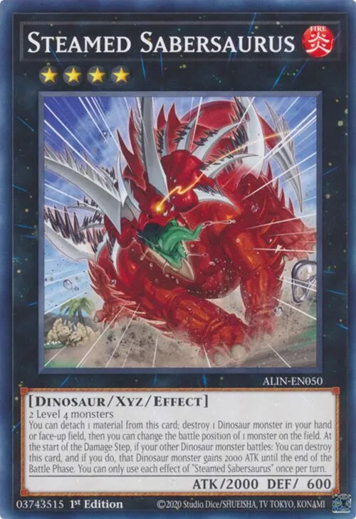 Steamed Sabersaurus
