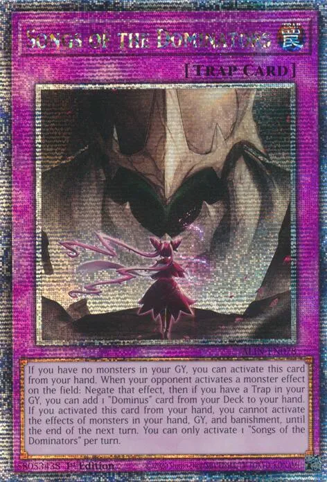 Songs of the Dominators - Quarter Century Secret Rare