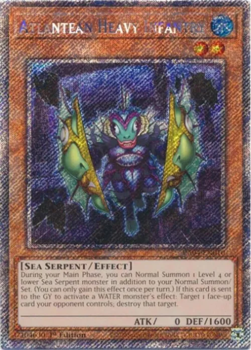 Atlantean Heavy Infantry - Platinum Secret Rare