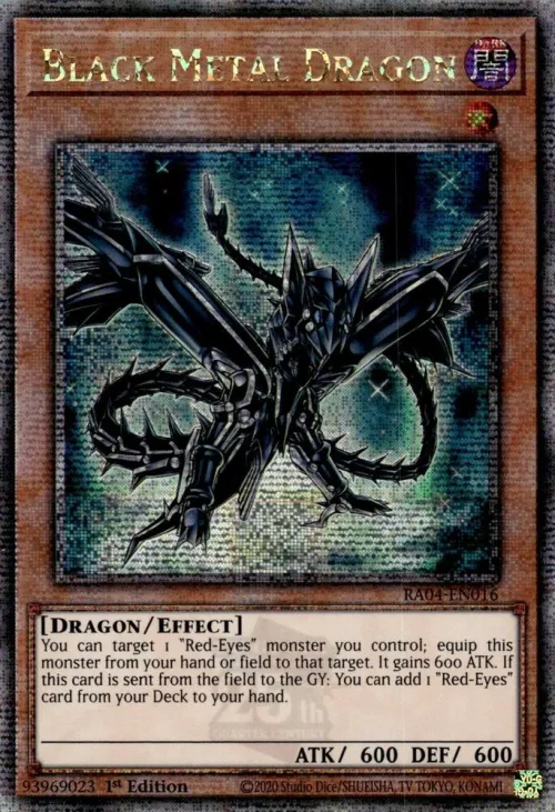 Black Metal Dragon - Quarter Century Secret Rare