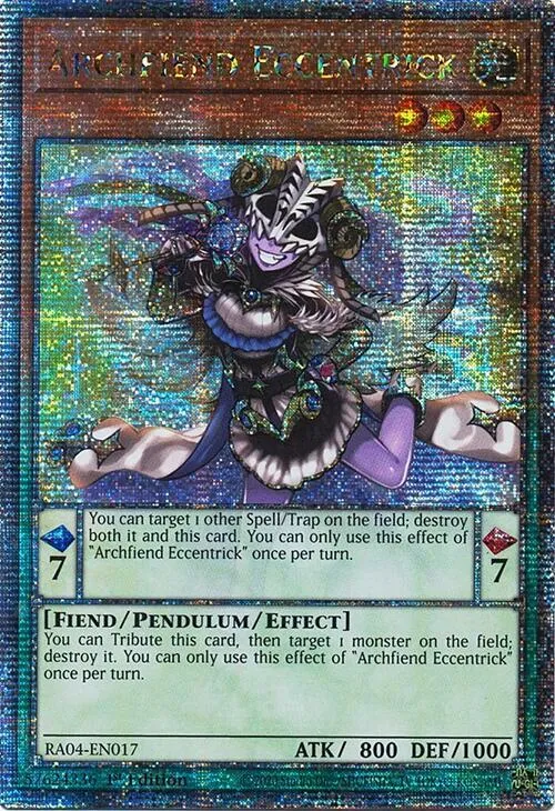 Archfiend Eccentrick - Quarter Century Secret Rare