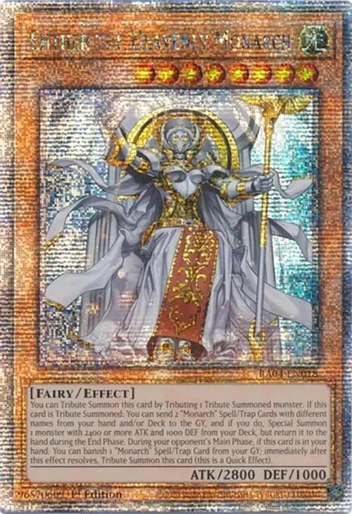 Ehther the Heavenly Monarch - Quarter Century Secret Rare