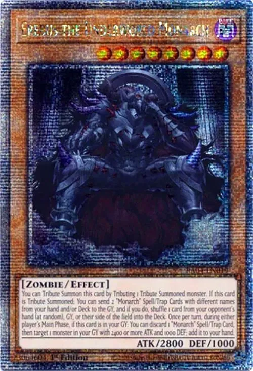 Erebus the Underworld Monarch - Quarter Century Secret Rare