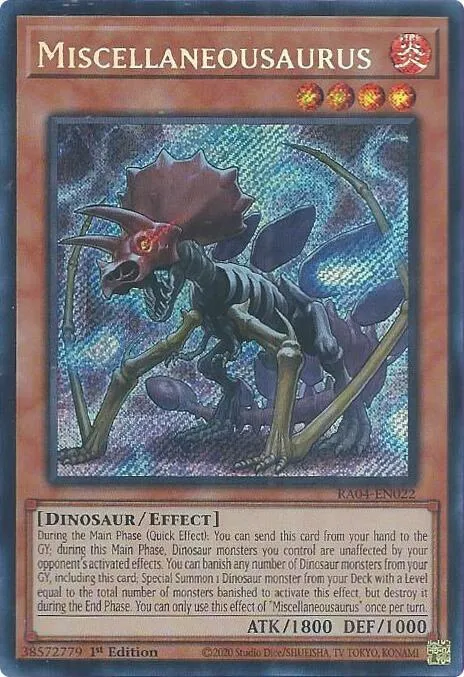 Miscellaneousaurus - Secret Rare