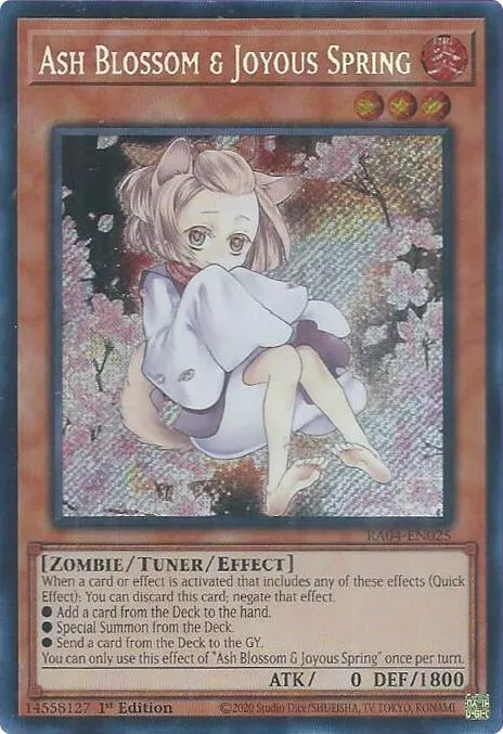 Ash Blossom & Joyous Spring - Secret Rare
