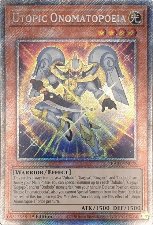 Utopic Onomatopoeia - Platinum Secret Rare