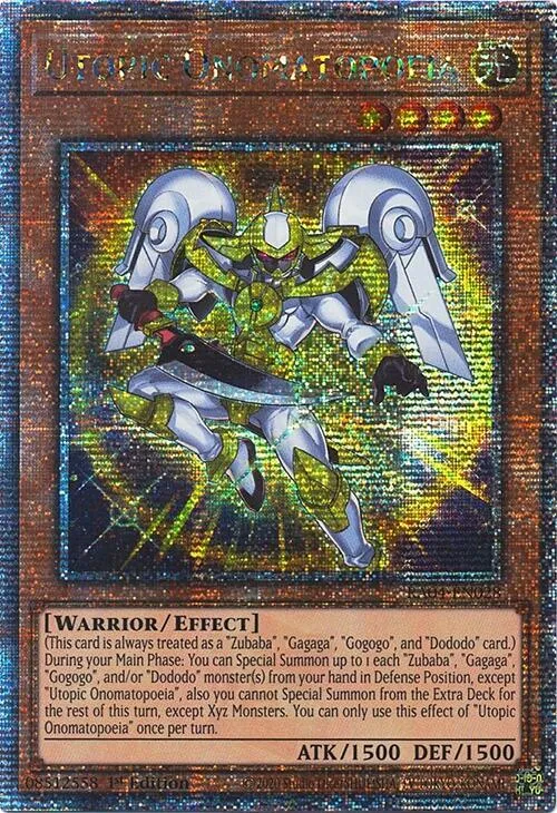 Utopic Onomatopoeia - Quarter Century Secret Rare