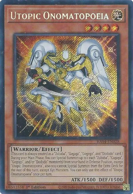 Utopic Onomatopoeia - Secret Rare