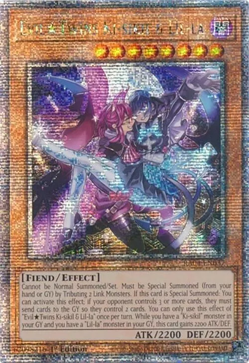 Evil Twins Ki-sikil & Lil-la - Quarter Century Secret Rare