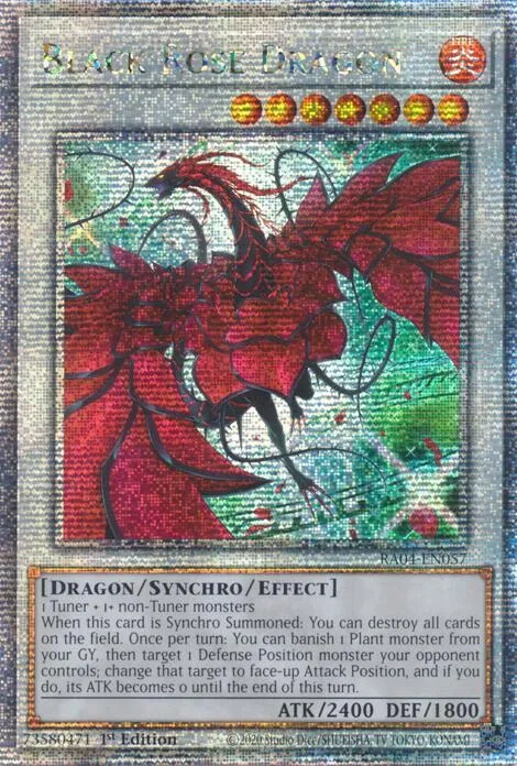 Black Rose Dragon - Alternate Art Quarter Century 