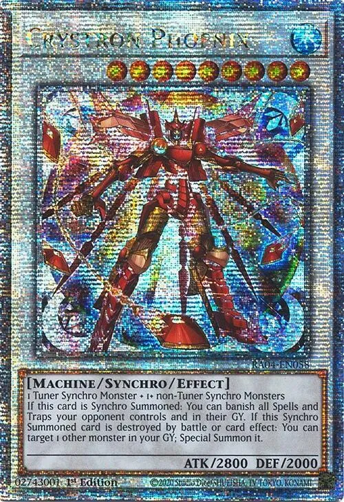 Crystron Phoenix - Quarter Century Secret Rare