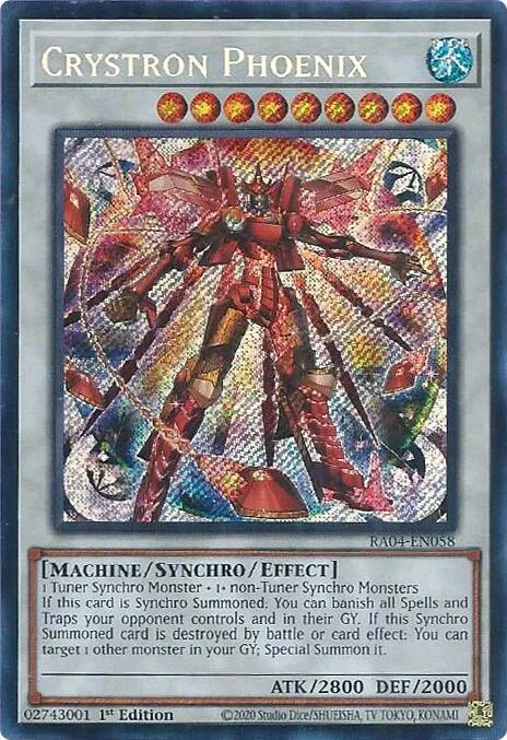 Crystron Phoenix - Secret Rare