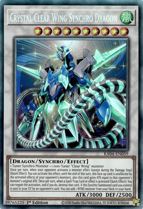 Crystal Clear Wing Synchro Dragon - Pcr