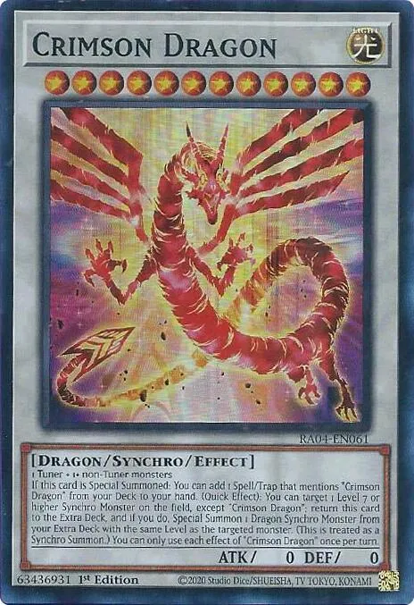 Crimson Dragon - 1st Edition