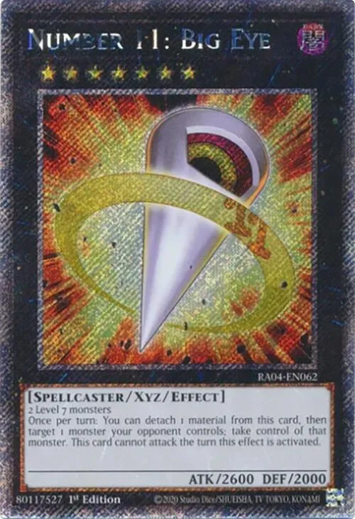 Number 11: Big Eye - Platinum Secret Rare