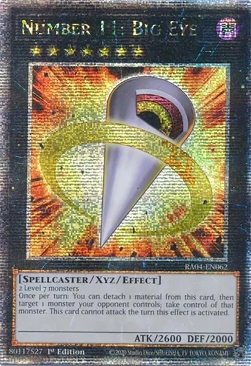 Number 11: Big Eye - Quarter Century Secret Rare