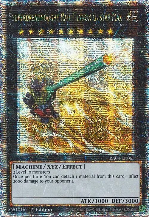 Superdreadnought Rail Cannon Gustav Max - Quarter Century Secret Rare