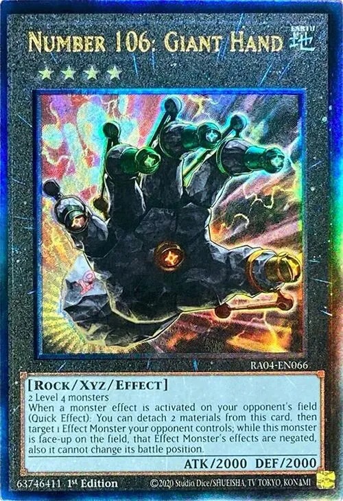 Number 106: Giant Hand - Pur