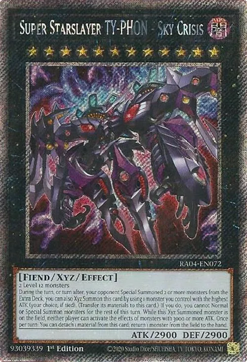 Super Starslayer TY-PHON - Sky Crisis - Platinum Secret Rare
