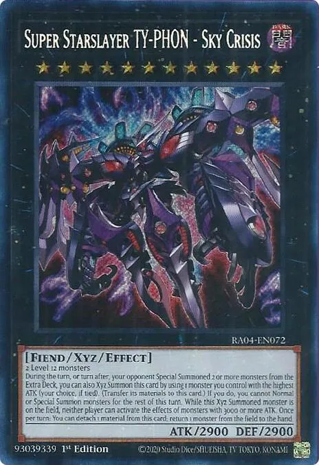 Super Starslayer TY-PHON - Sky Crisis - Secret Rare