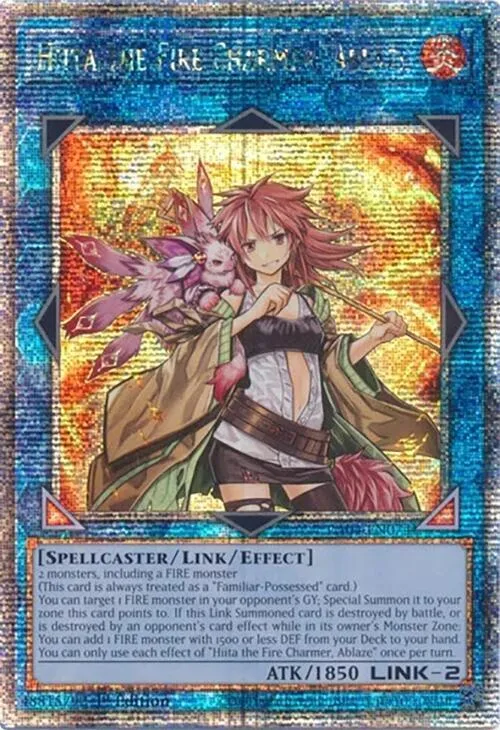 Hiita the Fire Charmer, Ablaze - Quarter Century Secret Rare