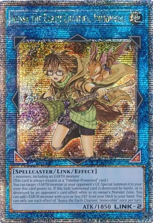 Aussa the Earth Charmer, Immovable - Quarter Century Secret Rare