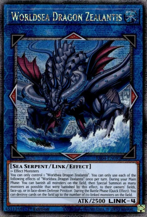 Worldsea Dragon Zealantis - Quarter Century Secret Rare