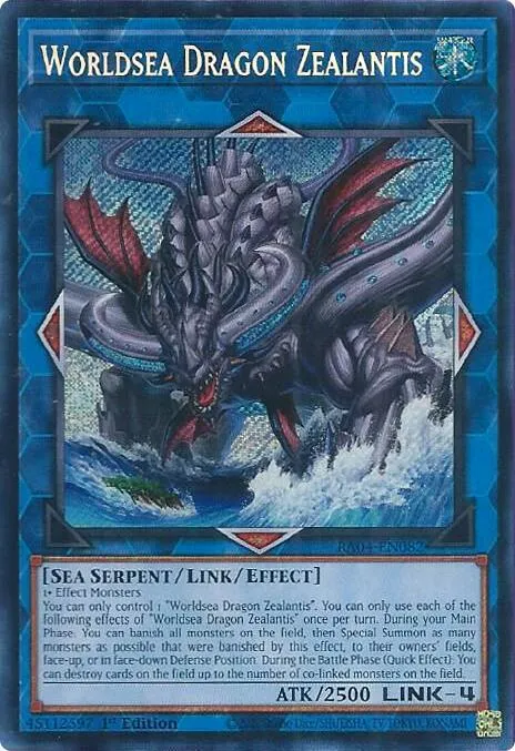 Worldsea Dragon Zealantis - Secret Rare