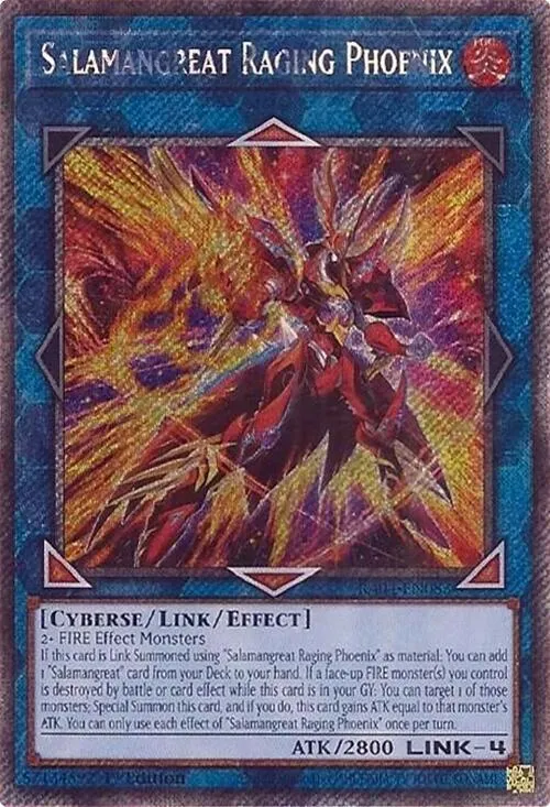 Salamangreat Raging Phoenix - Platinum Secret Rare