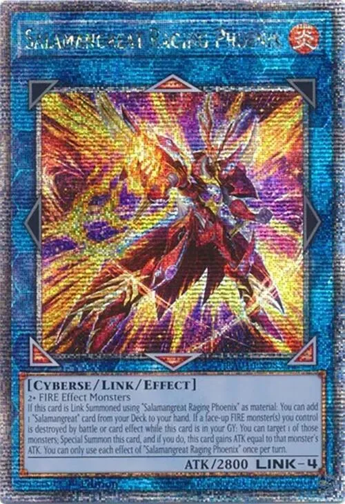Salamangreat Raging Phoenix - Quarter Century Secret Rare