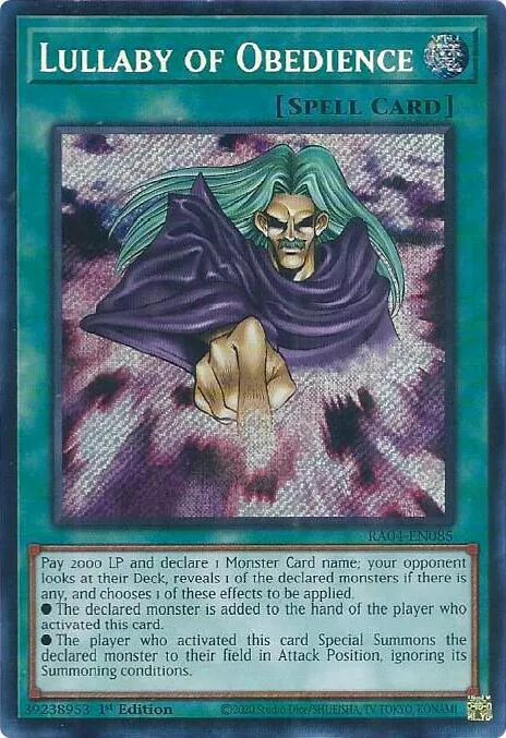 Lullaby of Obedience - Secret Rare