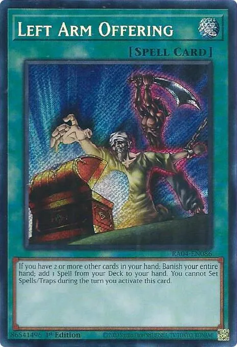 Left Arm Offering - Secret Rare