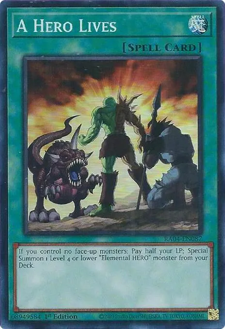 A Hero Lives - 1st Edition