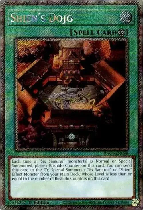 Shien's Dojo - Platinum Secret Rare