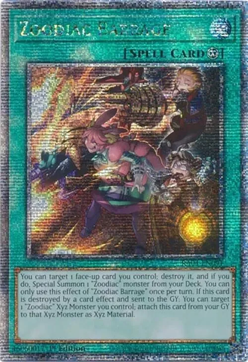 Zoodiac Barrage - Quarter Century Secret Rare