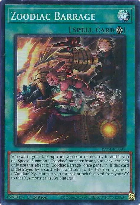 Zoodiac Barrage - 1st Edition