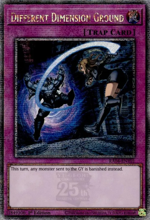 Different Dimension Ground - Quarter Century Secret Rare