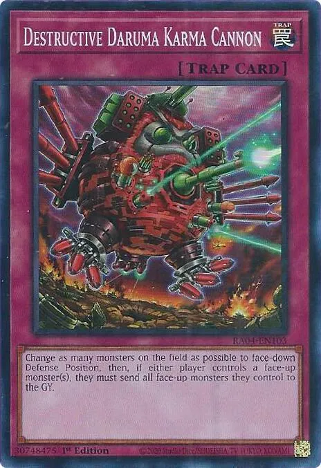 Destructive Daruma Karma Cannon - 1st Edition