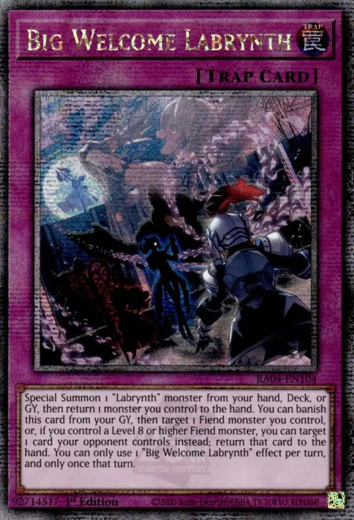 Big Welcome Labrynth - Quarter Century Secret Rare