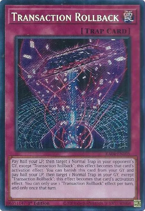 Transaction Rollback - Secret Rare