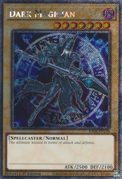 Dark Magician - 7th Art Platinum Secret Rare