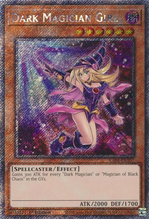 Dark Magician Girl - 7th Art Platinum Secret Rare