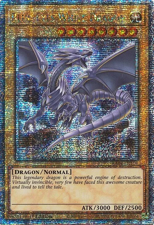 Blue-Eyes White Dragon - 8th Art Quarter Century Secret