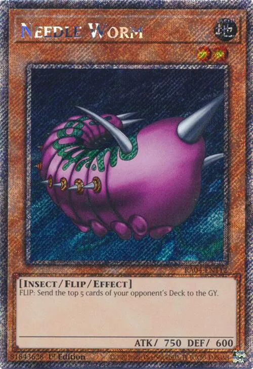 Needle Worm - Platinum Secret Rare