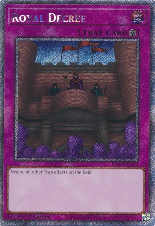 Royal Decree - Platinum Secret Rare