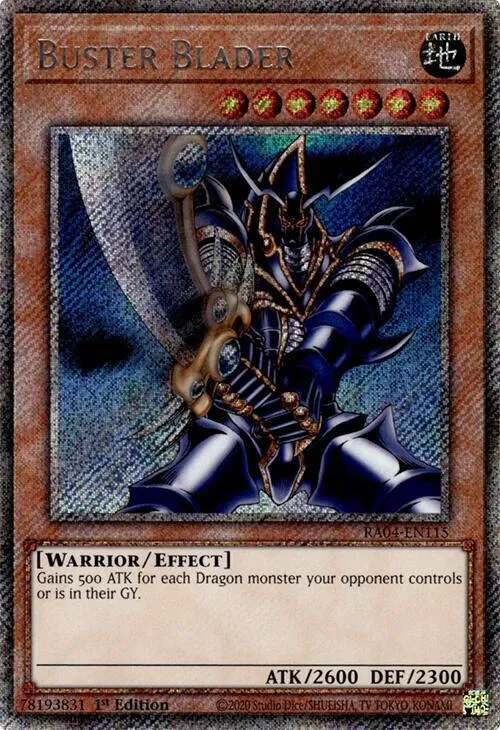 Buster Blader - Platinum Secret Rare