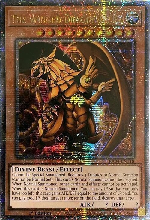 The Winged Dragon of Ra - Quarter Century Secret Rare