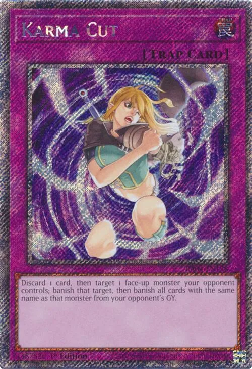 Karma Cut - Platinum Secret Rare