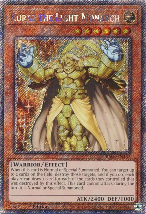 Kuraz the Light Monarch - Platinum Secret Rare